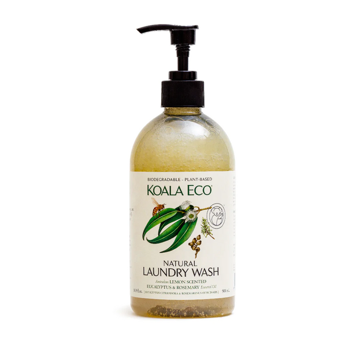 All Natural Vegan Laundry Liquid - Koala Eco - Lemon Scented Eucalyptus