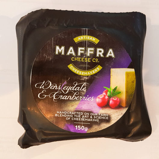 Maffra Wensleydale & Cranberries 150g