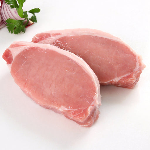 **FROZEN FROM FRESH** Pork Loin Steaks 2x125g - Linley Valley Australian Free Range Pork