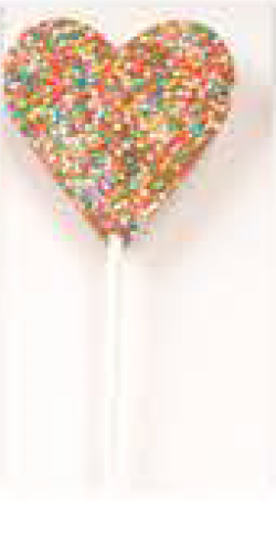 Heart Freckle Lollipop - Ministry of Chocolate - The Fishwives Singapore