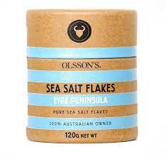 Olsson's Sea Salt Flakes 120g Kraft Canister