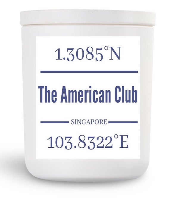 The American Club Candle (Coconut & Lemongrass) - True North Bespoke