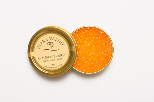 Golden Caviar Brook Trout Pearls 30g - Yarra Valley Caviar