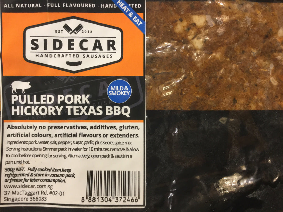 Pulled Pork Hickory Texas BBQ 500g - SIDECAR
