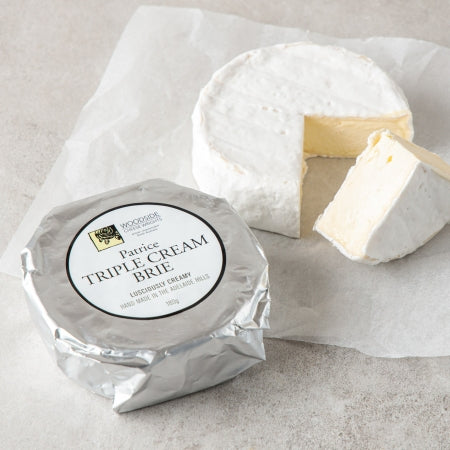 Patrice Triple Cream Brie 180g - Woodside Cheese Wrights